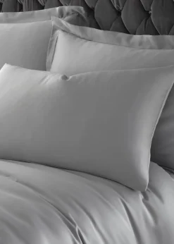 Catherine Lansfield Silky Soft Satin Standard Pillowcase Pair