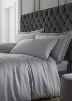 Catherine Lansfield Silky Soft Satin Standard Pillowcase Pair