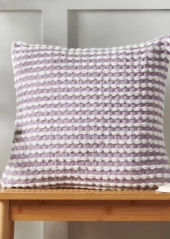 Catherine Lansfield Stab Stitch Cushion (43x43cm)