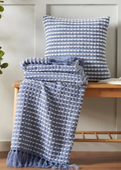 Catherine Lansfield Stab Stitch Cushion (43x43cm)