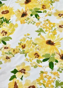 Catherine Lansfield Sunflowers Reversible Duvet Cover Set