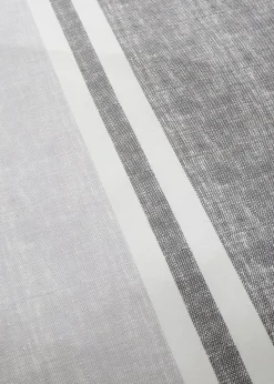 Catherine Lansfield Textured Banded Stripe Duvet Cover