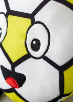 Catherine Lansfield White/Black Forever Together Football Magnetic Hands Cushions