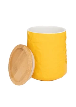 Catherine Lansfield Yellow Inga Storage Jar