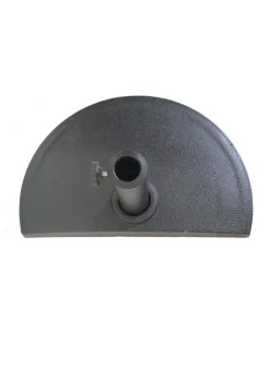 Charles Bentley Concrete Parasol Half Base for Half Canopy Umbrella