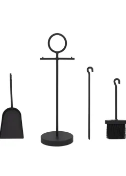 Charles Bentley Elm Fireside Companion Set