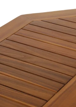 Charles Bentley FSC Hardwood Octagonal Dining Table (H74cm x W90cm x D90cm)