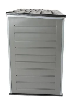 Charles Bentley Grey and Black Outdoor Storage Cabinet