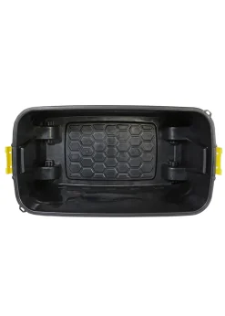 Charles Bentley  Heavy Duty Trunk on Wheels Black