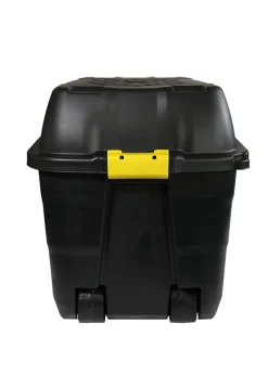 Charles Bentley  Heavy Duty Trunk on Wheels Black