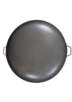 Charles Bentley Large Round Oil Finished Fire Pit Steel Outdoor Heating