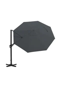 Charles Bentley  Premium Quality Cantilever Umbrella Parasol Grey