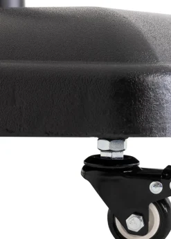 Charles Bentley Square Concrete Parasol Base Umbrella Stand With Wheels