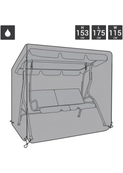 Charles Bentley Swing Seat Cover Black (2 Seater)