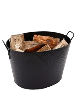 Charles Bentley Willow Large Fireside Log Bucket