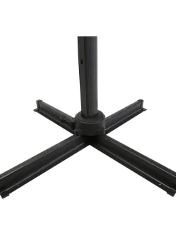 Charles Bentley X-Large Hanging Banana Cantilever Umbrella Parasol Grey