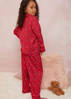 Chi Chi London Red Girls Cherry Pyjama Set (3-10 Years)