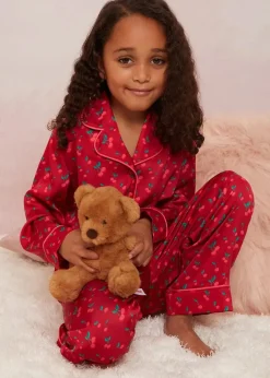 Chi Chi London Red Girls Cherry Pyjama Set (3-10 Years)