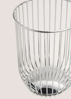 Chrome Fruit Bowl (28cm x14cm)