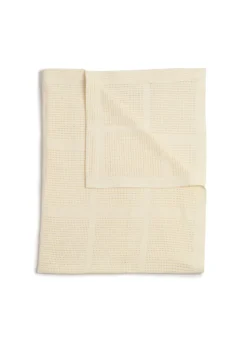 Clair de Lune Cream Organic Cellular Blanket