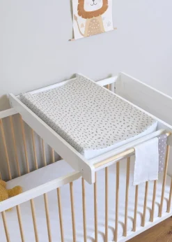 Clair de Lune Dash Anti-Roll Wedge Baby Changing Mat Beige