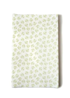 Clair de Lune Green Leaf Anti-Roll Wedge Baby Changing Mat