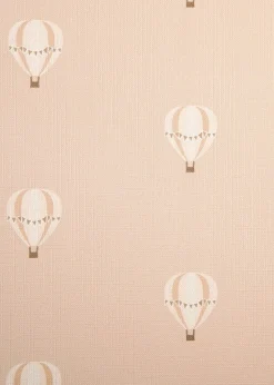 Clair de Lune Hot Air Balloon Anti-Roll Wedge Baby Changing Mat Mocha