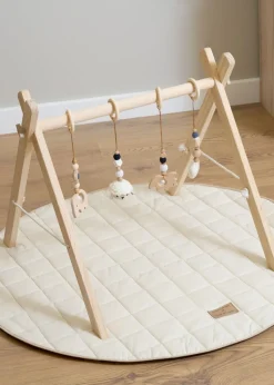 Clair de Lune Organic Cream Play Bundle Mat & Gym