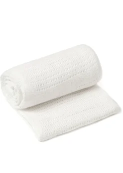 Clair de Lune Soft Cotton Cellular Pram Blanket