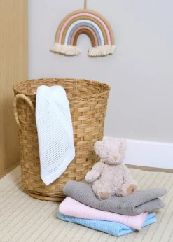 Clair de Lune Soft Cotton Cellular Pram Blanket