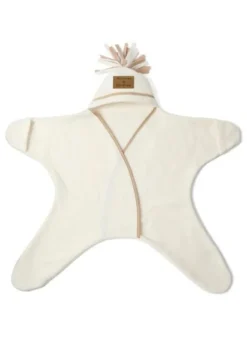 Clair de Lune Star Fleece Wrap Blanket 6-12 Months