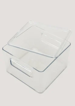 Clear Acrylic Fridge Organiser With Lid