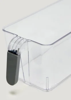 Clear Acrylic Fridge Organiser With Lid