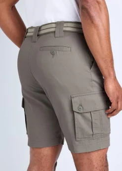 Cotton Traders Charcoal Grey Guinness Cargo Shorts