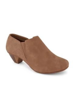 Cotton Traders Chestnut Heeled Slip On Ankle Boots