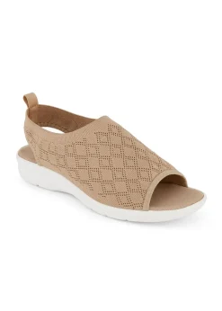 Cotton Traders Dark Green Memorylite Sandals