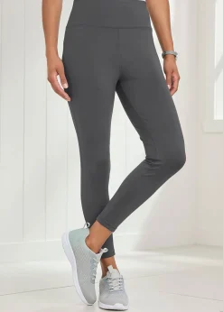 Cotton Traders Dark Grey Stretch Leggings