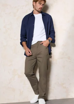 Cotton Traders Forest Green Ultra Soft Premium Slim-Fit Stretch Jeans