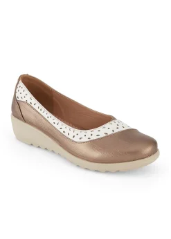 Cotton Traders Gunmetal Soft Step Slip On Shoes