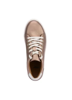 Cotton Traders Metallic Grace Leather Metallic Trainers