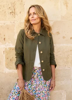 Cotton Traders Mid Khaki Cargo Jacket