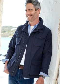 Cotton Traders Navy 3-In-1 Showerproof Jacket