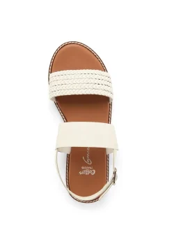 Cotton Traders Warm Cream Grace Leather Sandals