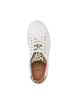 Cotton Traders White Grace Leather Trainers