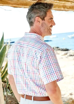 Cotton Traders White Ultimate Classic Seersucker Shirt