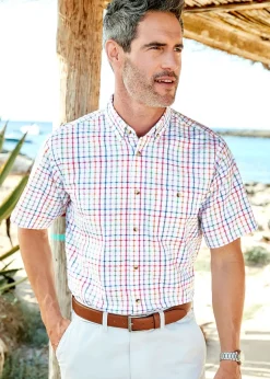 Cotton Traders White Ultimate Classic Seersucker Shirt