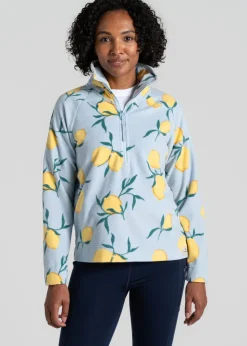 Craghoppers Blue Annjela Half Zip Fleece