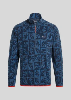 Craghoppers Blue Galdie Half Zip Fleece