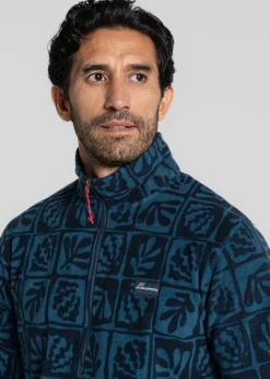 Craghoppers Blue Galdie Half Zip Fleece