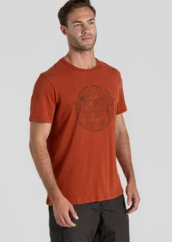 Craghoppers Red LucentII Short Sleeve T-Shirt